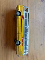 Modellbus Postauto gelb gebrauchter Zustand Metallbau