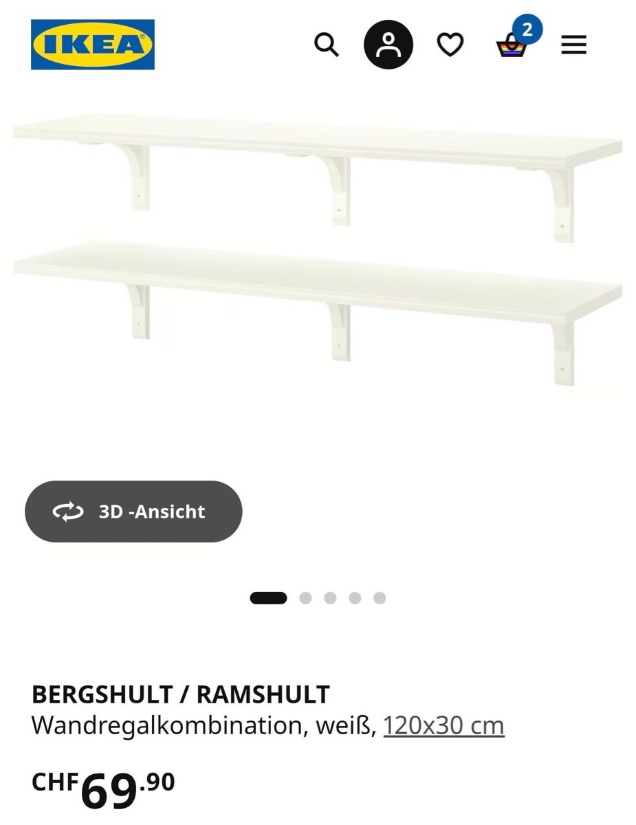 Scaffali: IKEA 3x  – Usato da Baden venduto da zi_ai