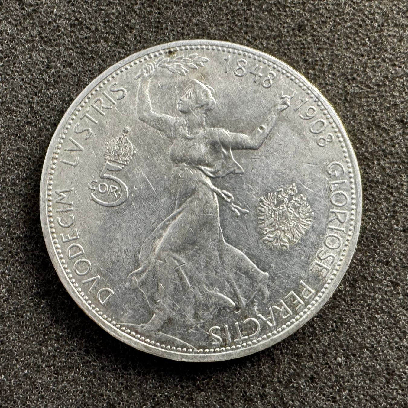 Toutes les monnaies: 5 Kronen Silber Österreich 1908 – D'occasion à Reitnau par tb-muenzen