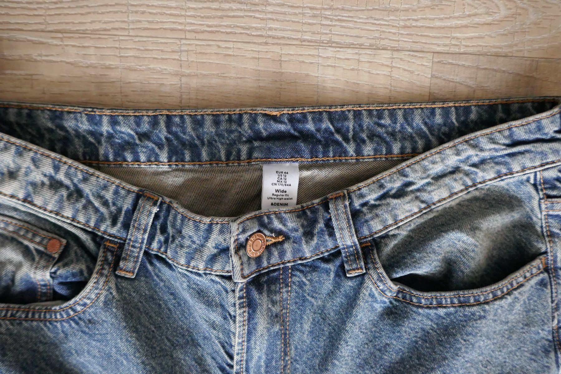 Jeans: Jeans mit weitem Bein, Gr. 44, neu – Nuovo (secondo la descrizione) da Port venduto da uzuku 5