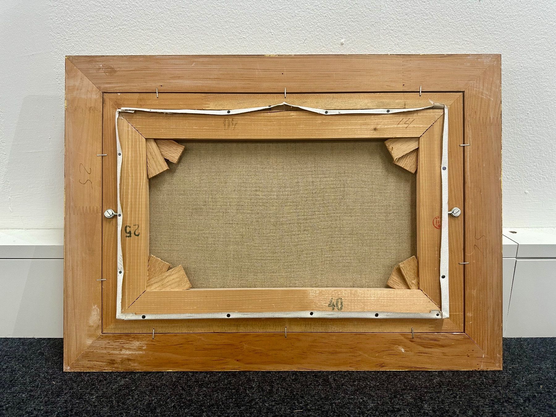 Dipinti: Ölgemälde "Landschaft", signiert. A. Van Noort – Usato da Basel venduto da artthings4you 3
