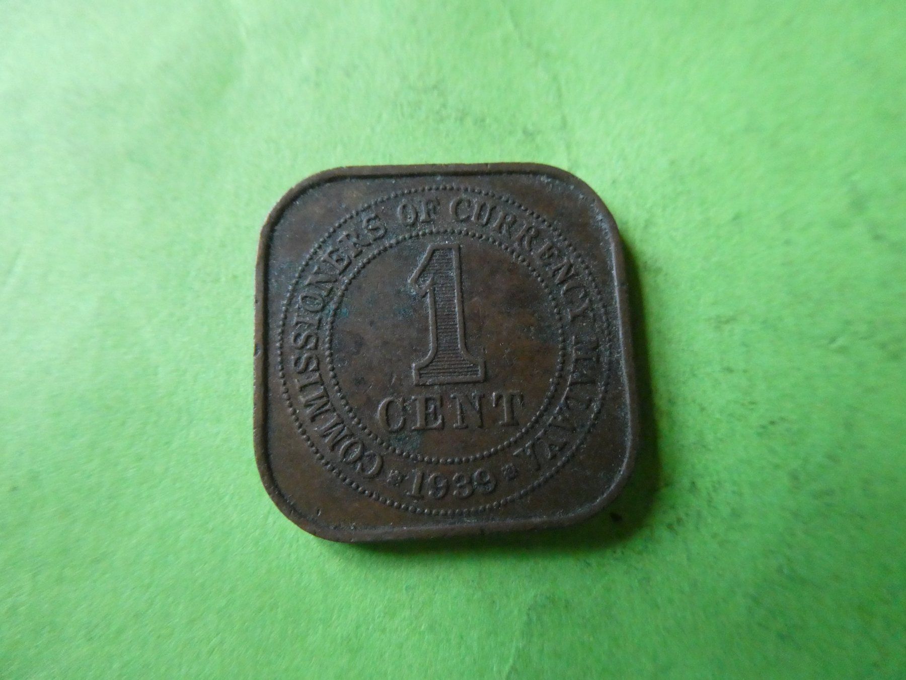 Alle Münzen: Malaya 1939, 1 Cent – Gebraucht aus Hinterforst von rohusri