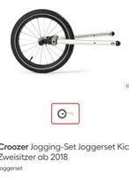 Croozer Jogging-Set Kid Zweisitzer – Joggerrad