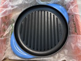 Le Creuset Runde Grillplatte aus Gusseisen - 25cm