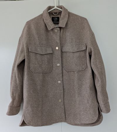 Flanell-Jacke oversize "Clockhouse/C&A" Gr. 36
