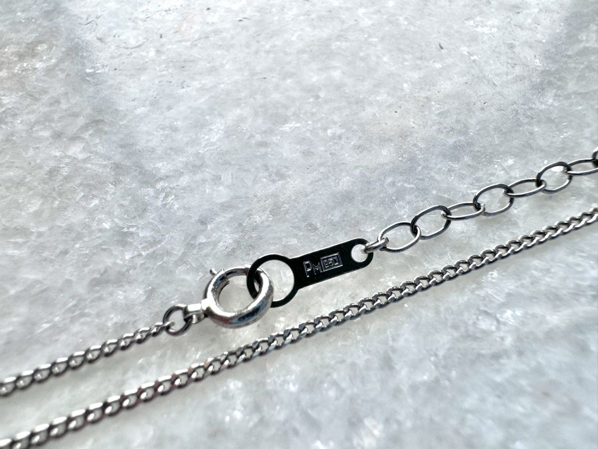 Catenine: Diamant Solitär Kette 0.35 aus Platin – Usato da Kriens venduto da hannaandkiko 6