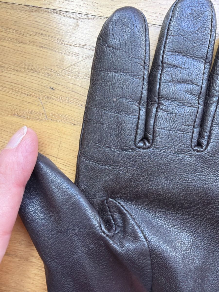 Guanti & manicotti: Vintage Lederhandschuhe Grösse 7.5 – Usato da Basel venduto da Wotan 4