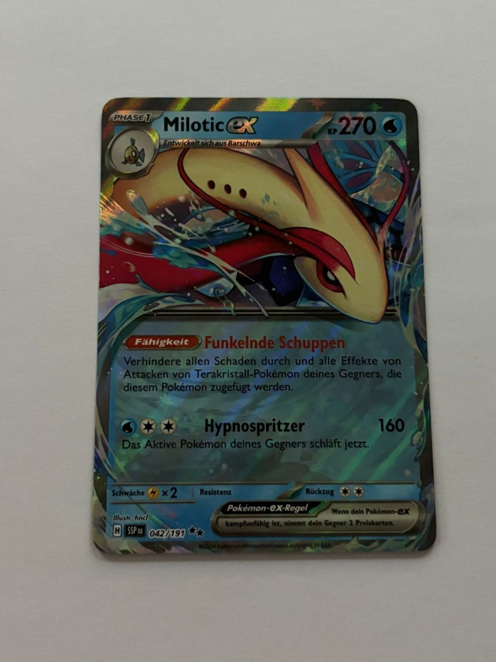 Pokémon Carte collezionabili: Pokemon-Karte Milotic Ex 042/191 – Usato da Herisau venduto da Seyashop1