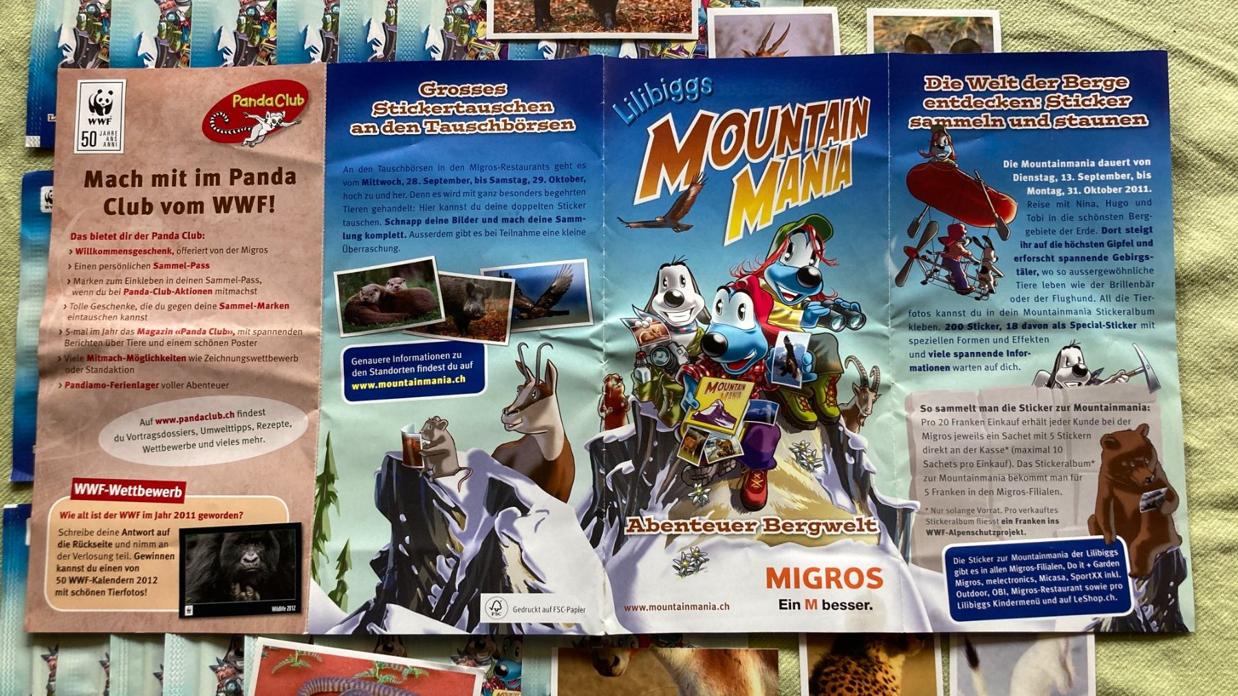 Migros Carte collezionabili: Mountain Mania Sammelsticker – Usato da Zwingen venduto da Hugom 4