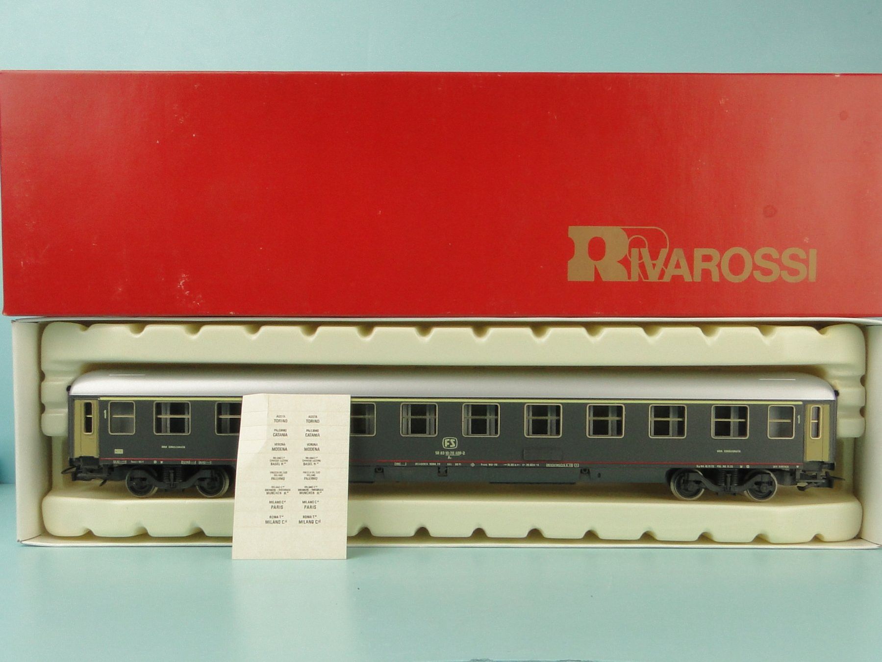 Rivarossi Modelleisenbahnen: Rivarossi H0 2574 FS 1 Kl – Gebraucht aus Bülach von cann11 2