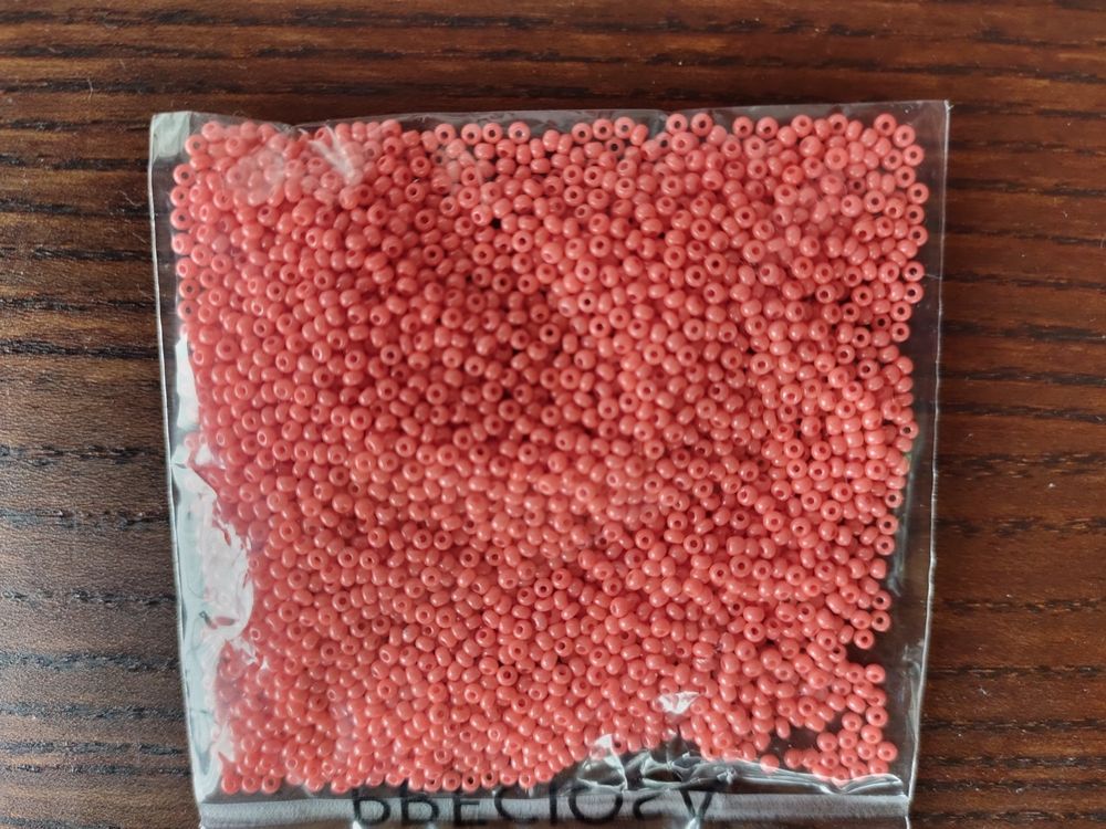 Lot De 1000 Perles De Rocaille 2mm - Couleurs Beige, Rose, Orange, Forme Ronde 12/0, Pour Création Bijoux