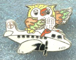 UBS  Eule  mit Flugzeug