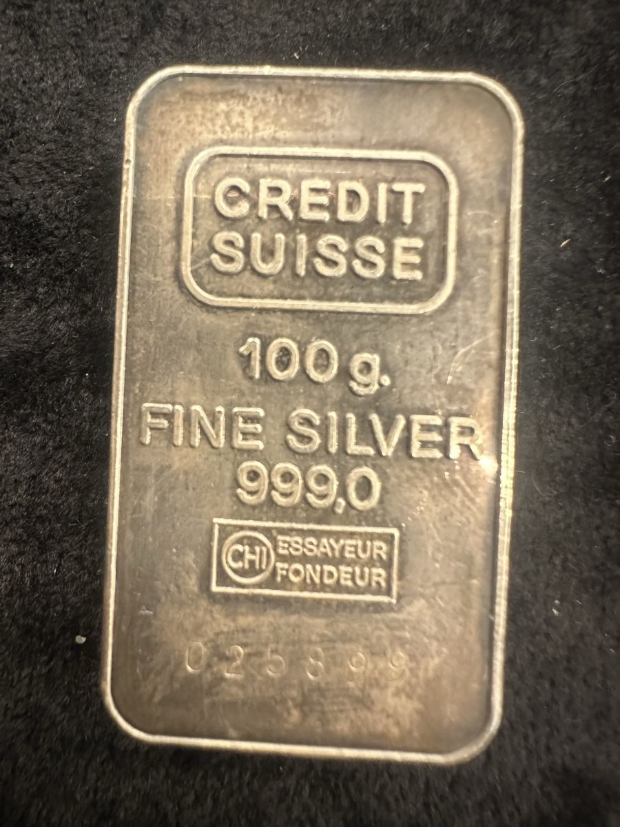 Métaux précieux: Silberbarren 100g – D'occasion à Winterthur par Daragold