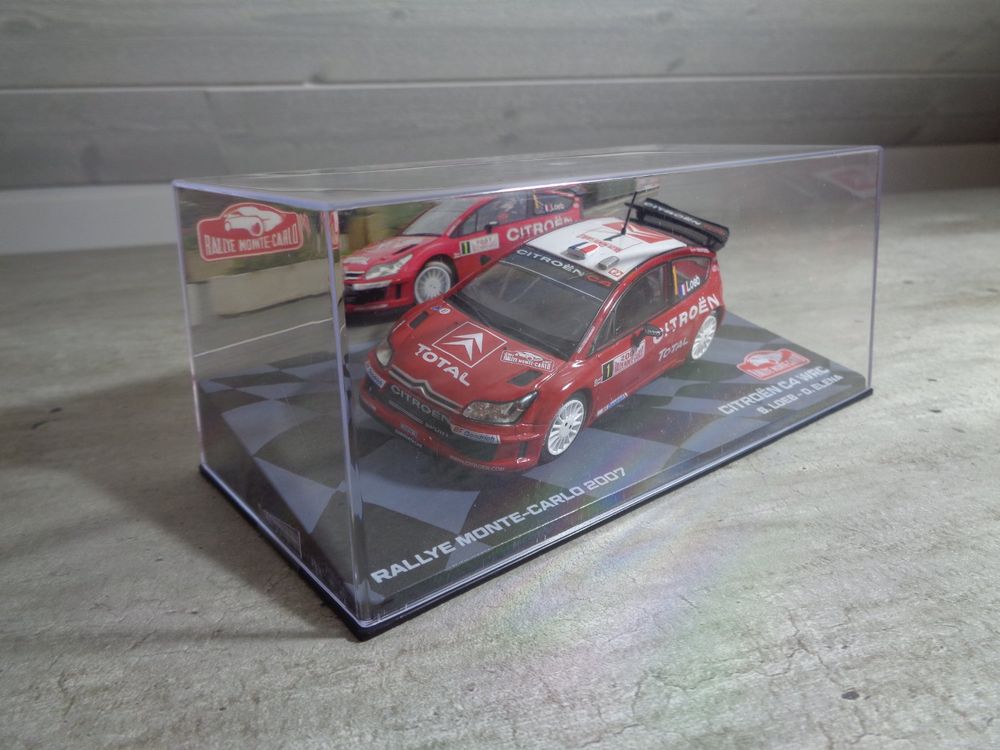 CITROEN C4 WRC 2° RALLYE MONTE CARLO 2007 DANI SORDO IXO ALTAYA AU 1/43
