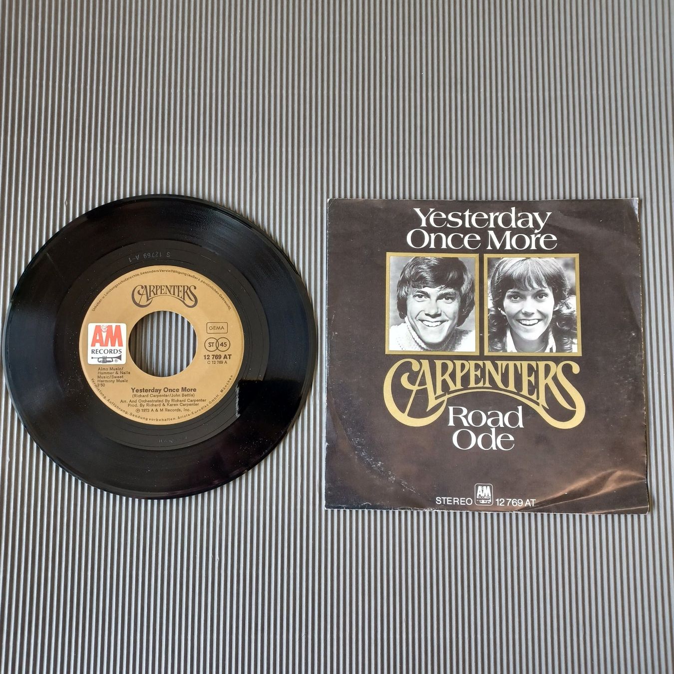 Schallplatten: CARPENTERS. Platte. Road Ode. Yesterday Once More. – Gebraucht aus Zürich von Bellabo 1