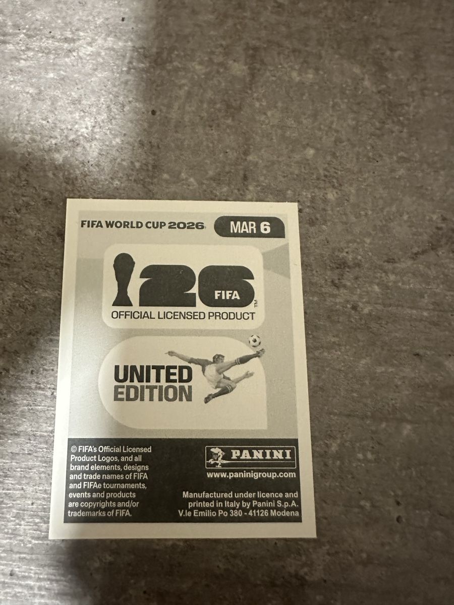 Panini Carte collezionabili: MAR 6 , FIFA WORLD CUP 2026 PANINI  – Nuovo (secondo la descrizione) da Frauenfeld venduto da 1PegPeg1 1
