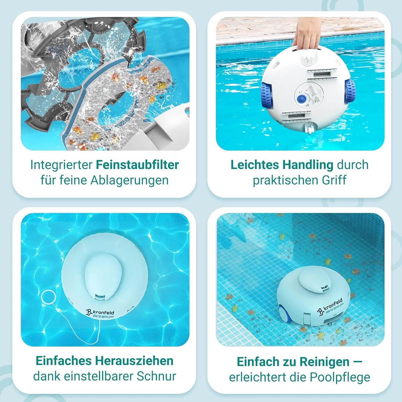 Piscine: Kronfeld Poolroboter – Nuovo e nell'imballaggio originale da Bottighofen venduto da zaap 1
