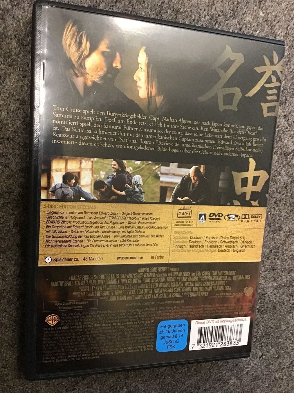 Tutti i DVDs: SAMURAI LEGENDS & LAST SAMURAI DVDs Kombi Set – Usato da Glattfelden venduto da Danshari 7