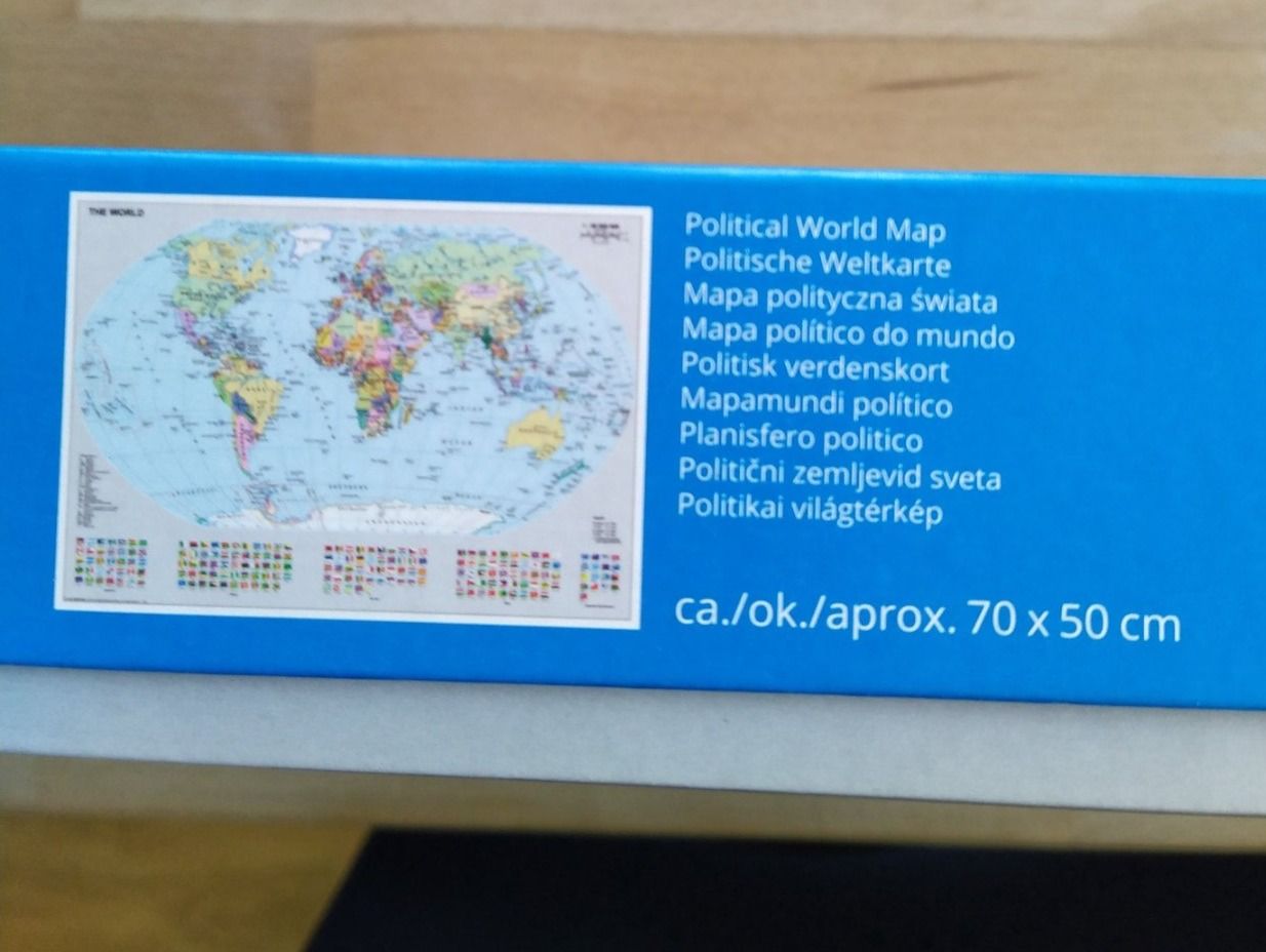 Puzzles: Puzzle Weltkarte 1000 Teile – Gebraucht aus Gossau ZH von  1