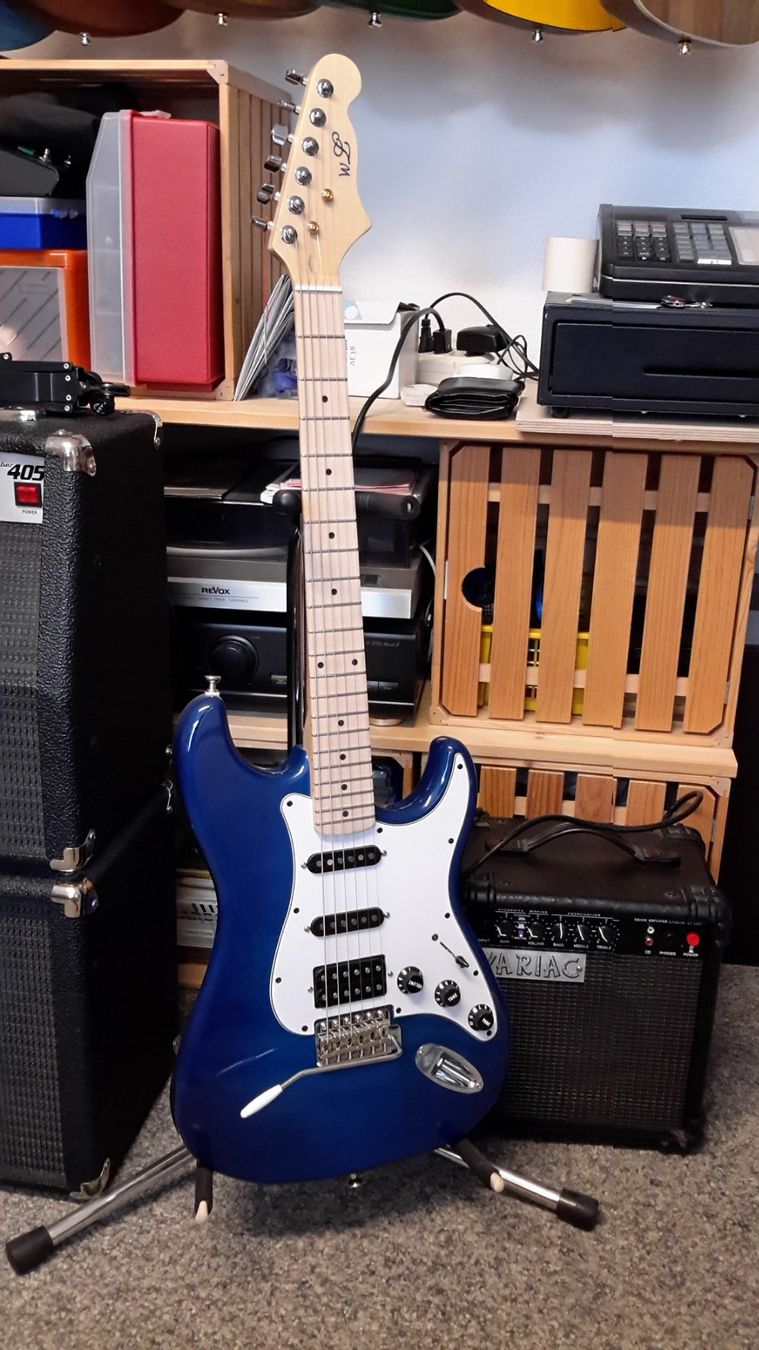 Strumenti musicali: Partcaster HSS Strat Eigenbau – Nuovo (secondo la descrizione) da Ruggell venduto da walaregu 1