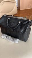 Gucci GG Tasche Leder schwarz Handtasche Reisetasche