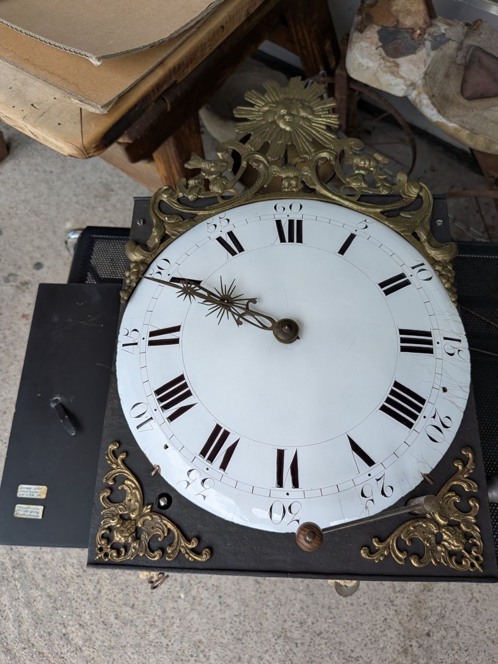 Pendules & Horloges murales: Sonnenuhr Comtoise Morez Monatsuhr – D'occasion à Emmen par Brockofsky 1