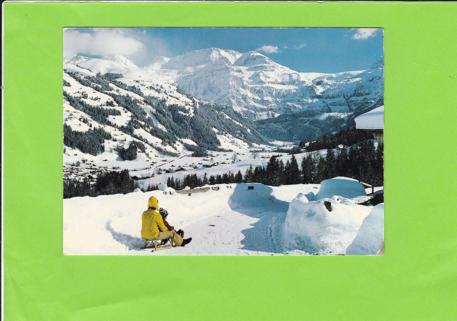 Cartes postales: Lenk--Schlittenfahrt – D'occasion à St. Peterzell par neckertal
