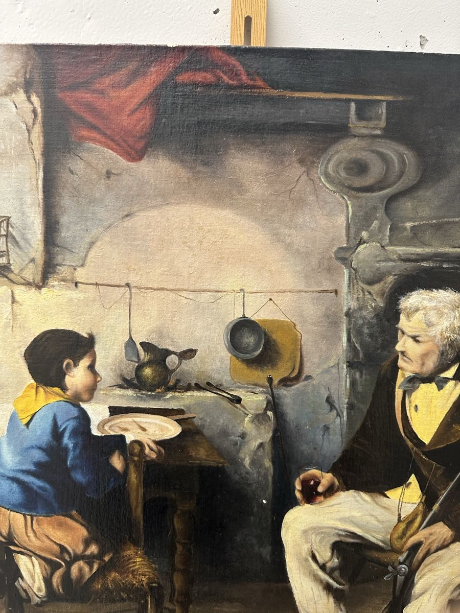 Dipinti: Gemälde nach Domenico Induno (1815-1878) – Usato da Ebikon venduto da Gaenggeliwaar 7