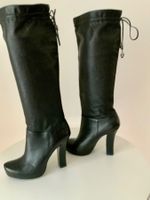 BCBG hochwertig Lederstiefel, schwarz, Grösse 40