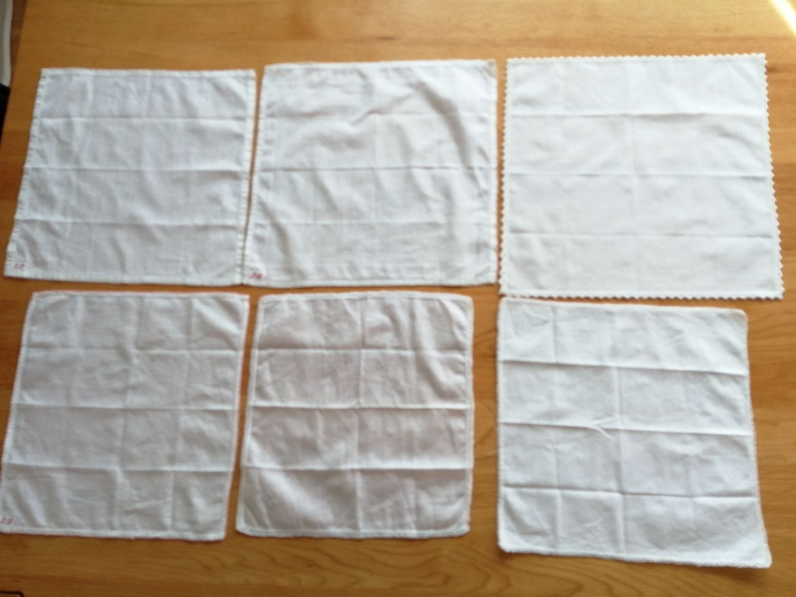 Altro in  Abbigliamento & Accessori: 6er Set Vintage Stofftaschentücher, Monogramm,  – Usato da Honau venduto da holunder3 1