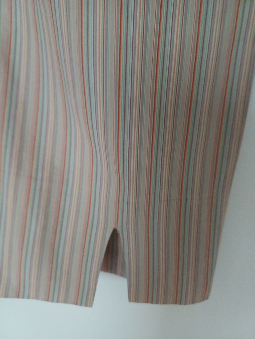Pantaloni: Pantalon Piazza Sempione rayé, taille 44, coton – Usato da Boudry venduto da JulieG13 2