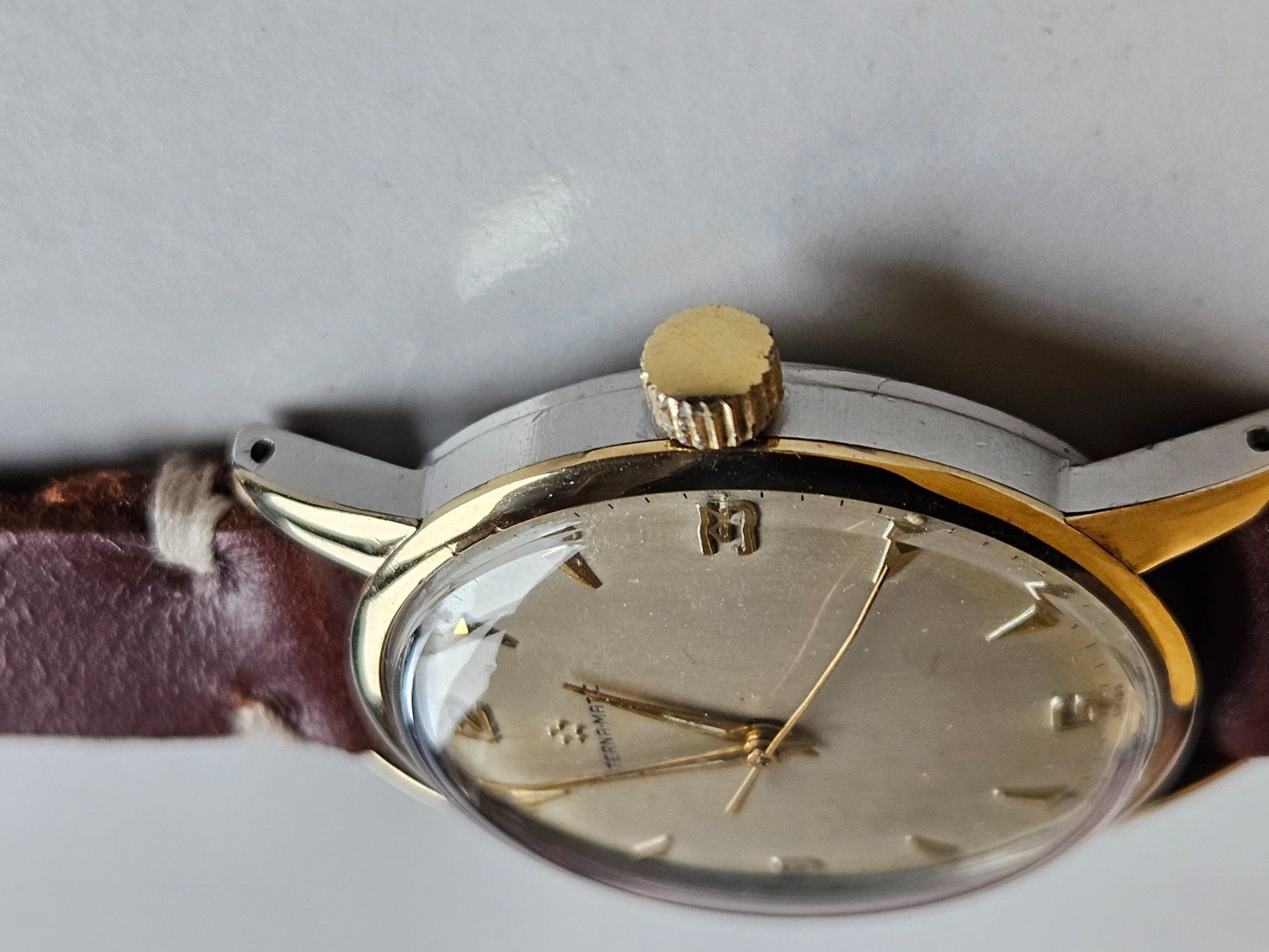 Eterna Orologi: Eterna-Matic 1952 Goldkappe mit Box – Usato da Berikon venduto da mmm21 3