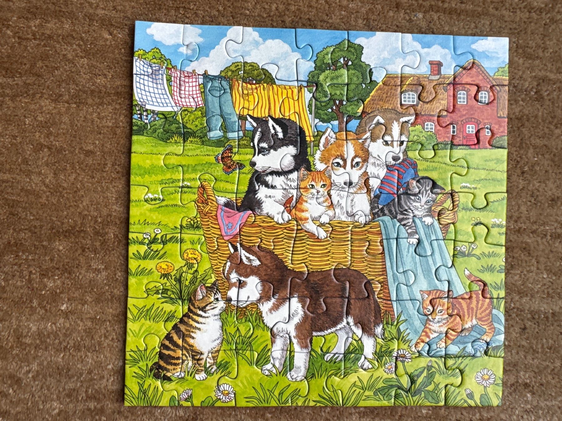 Ravensburger Puzzles: Ravensburger Puzzle 3 x 49 Katzen und Hunde – D'occasion à Aarau par Kilauea 1