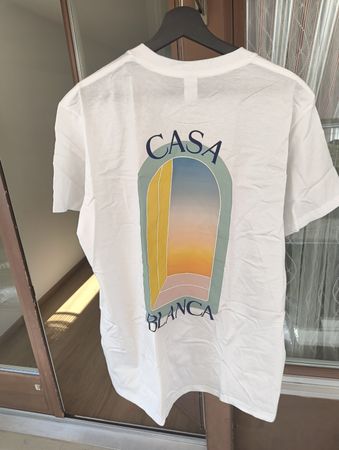 T-Shirt Casa Blanca weiss Grösse L neu im Säckli