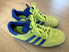 Adidas Gazelle Grösse 45 1/3 Neon Gelb/Blau Sneaker