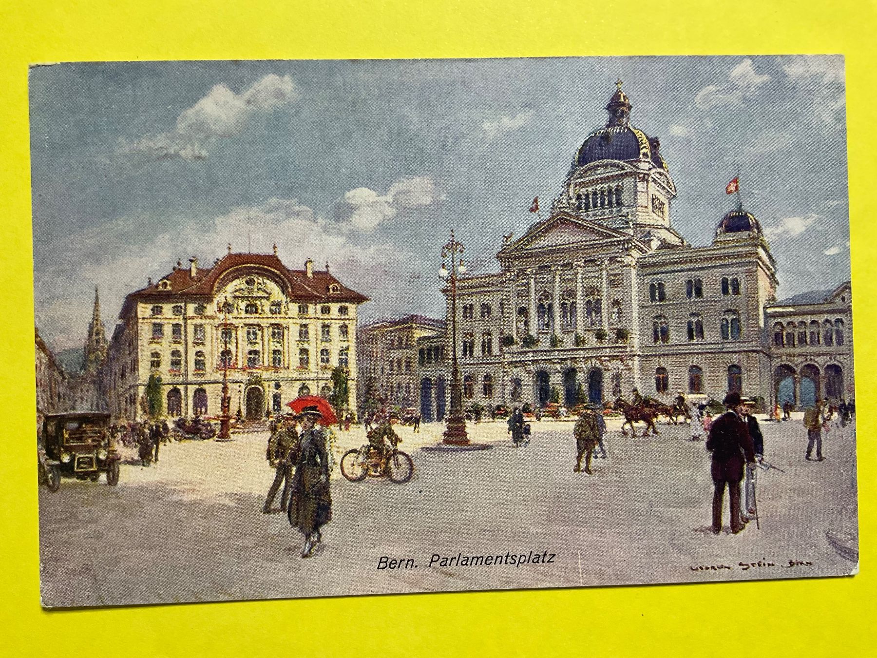 Cartes postales: AK Bern. Parlamentsplatz – D'occasion à Zürich par tol_b7c7