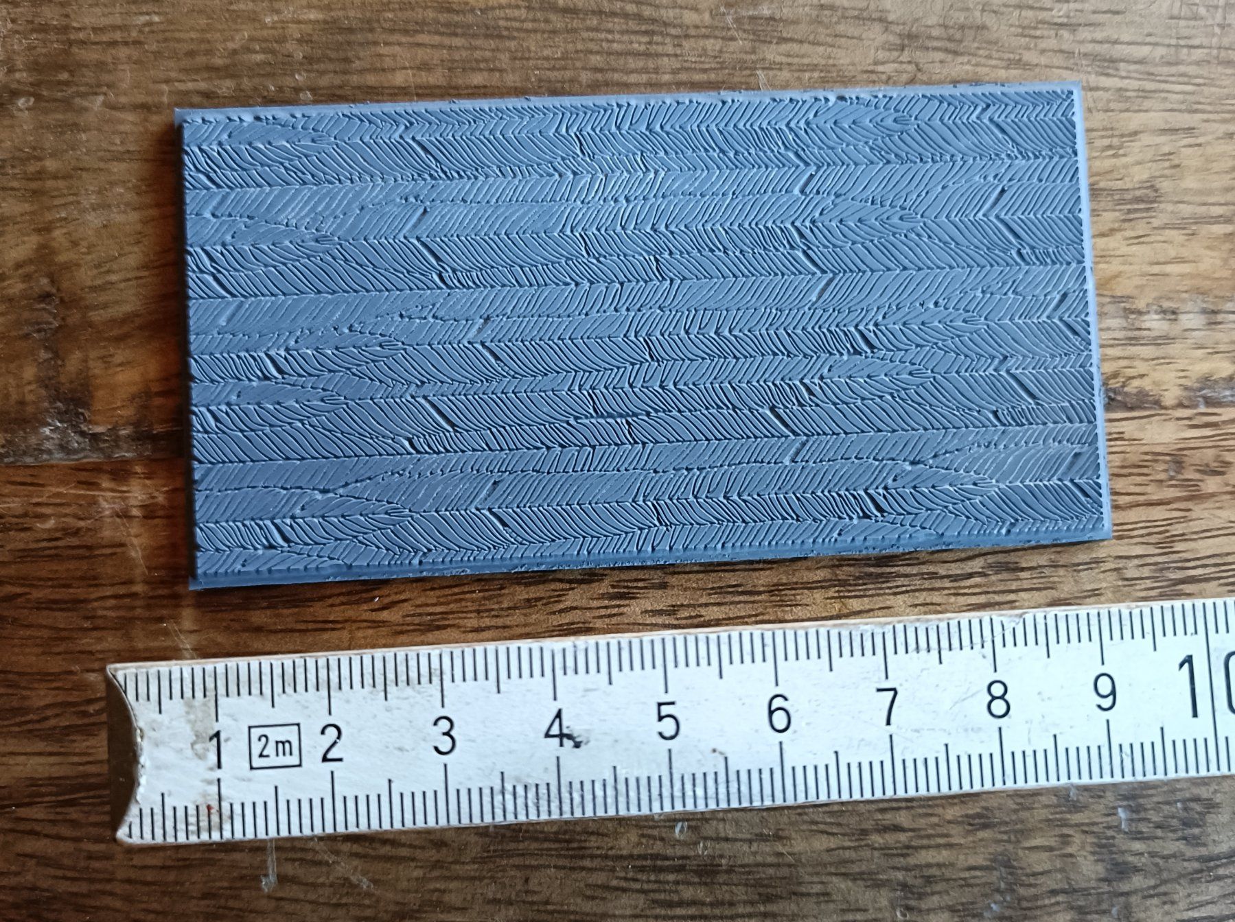Kit bricolage: Texturmatten Set (15 Stk. diverse Muster) – Usato da Degersheim venduto da Arwen666 6