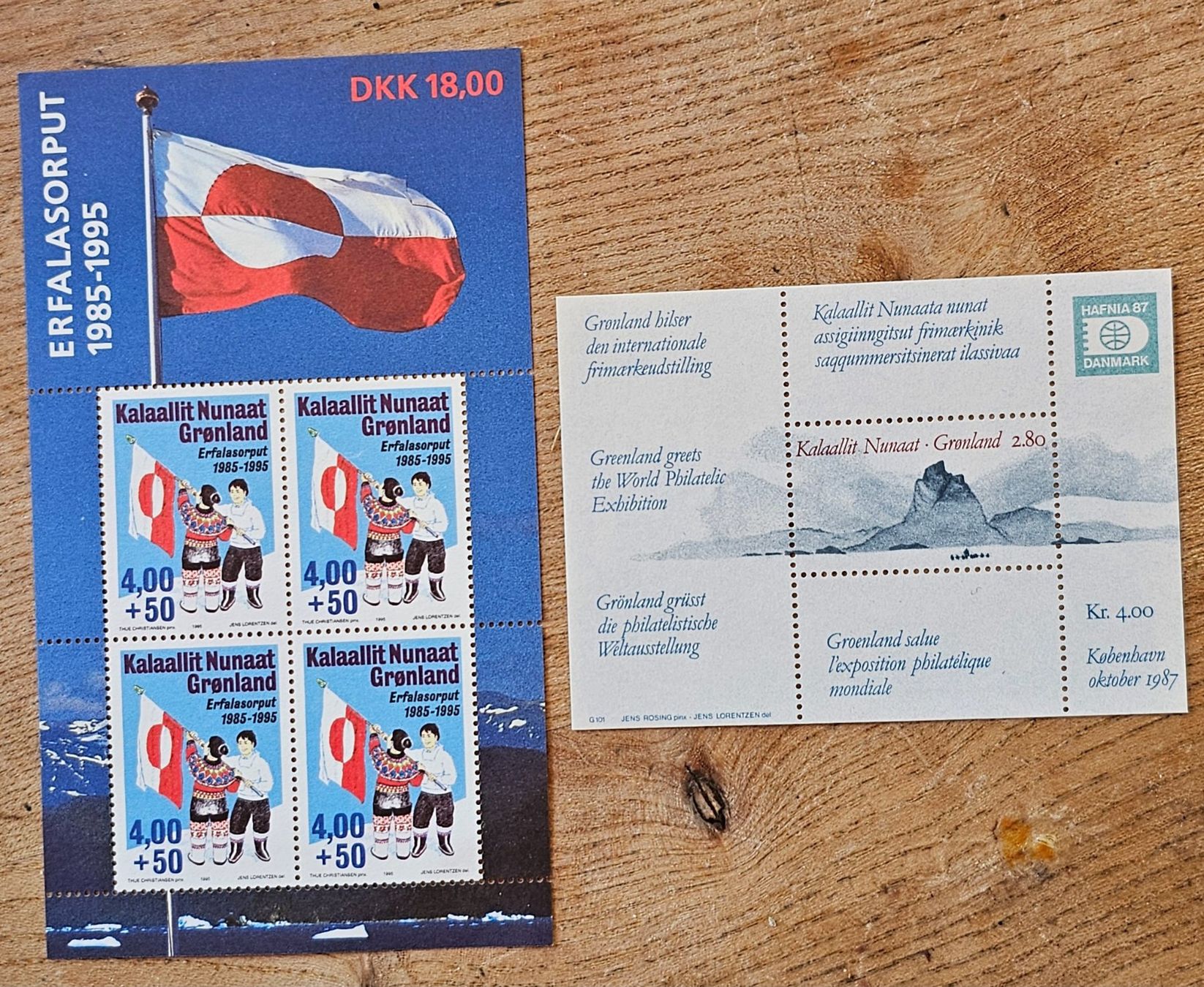 Tous les timbres: GROENLAND  2 blocs ** – Neuf (Voir description) à Les Valettes par Nuba1