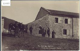 Au Col de Balme - Visite de Chasseurs Alpins - Mule Maultier