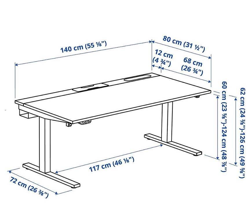 Ikea Scrivanie: Stehtisch Mittzon – Usato da Kehrsatz venduto da Morcer 3
