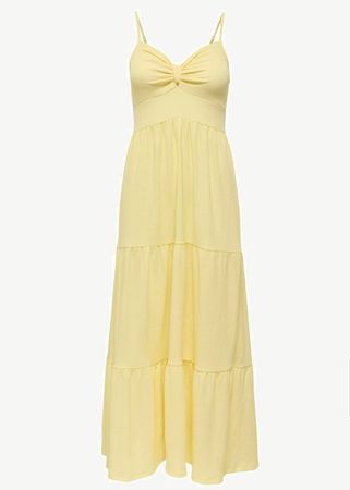 Stylisches, hellgelbes Sommerkleid - Grösse XL