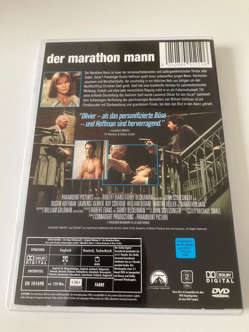 Tutti i DVDs: Der Marathon Mann (Dvd) Dustin Hoffman – Usato da Arbon venduto da HelFer01 1