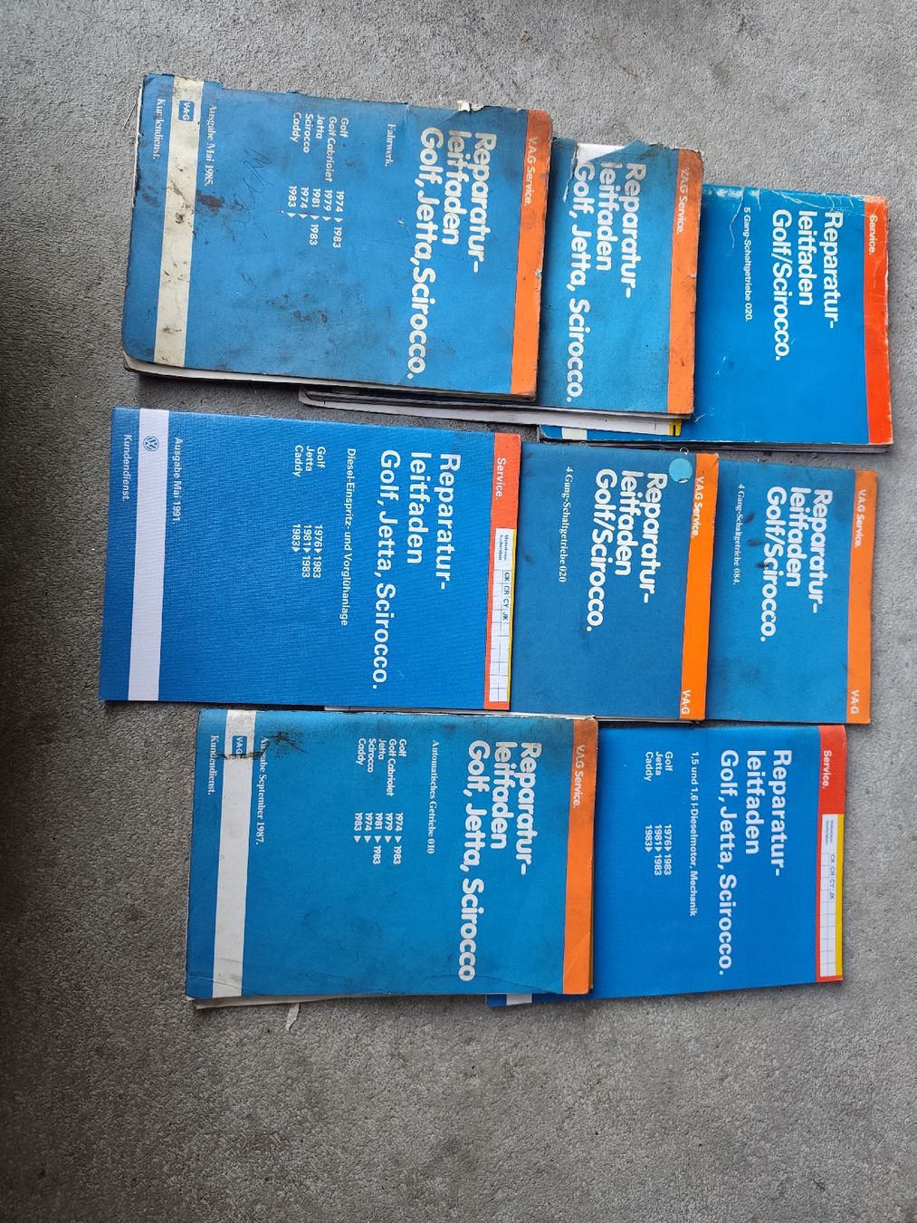 Libri: Werkstatthandbücher VW Golf/ Jetta / Scirocco ab 1974 – Usato da Rebstein venduto da andi322 1