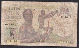 Französisch Westafrika 10 Francs 1948