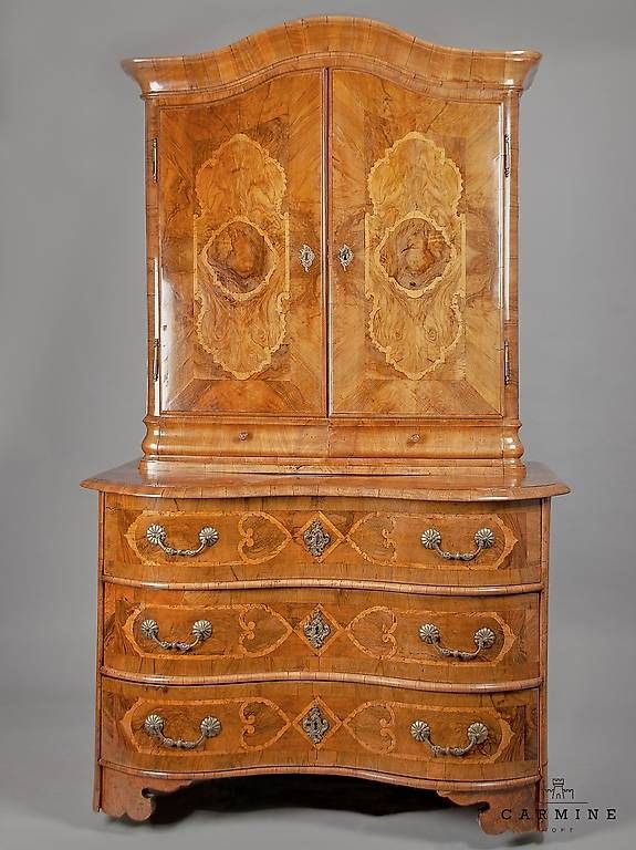 Cassettiere: Barocke Aufsatzkommode, wohl Basel um 1740 – Usato da Ostermundigen venduto da CarmineHome