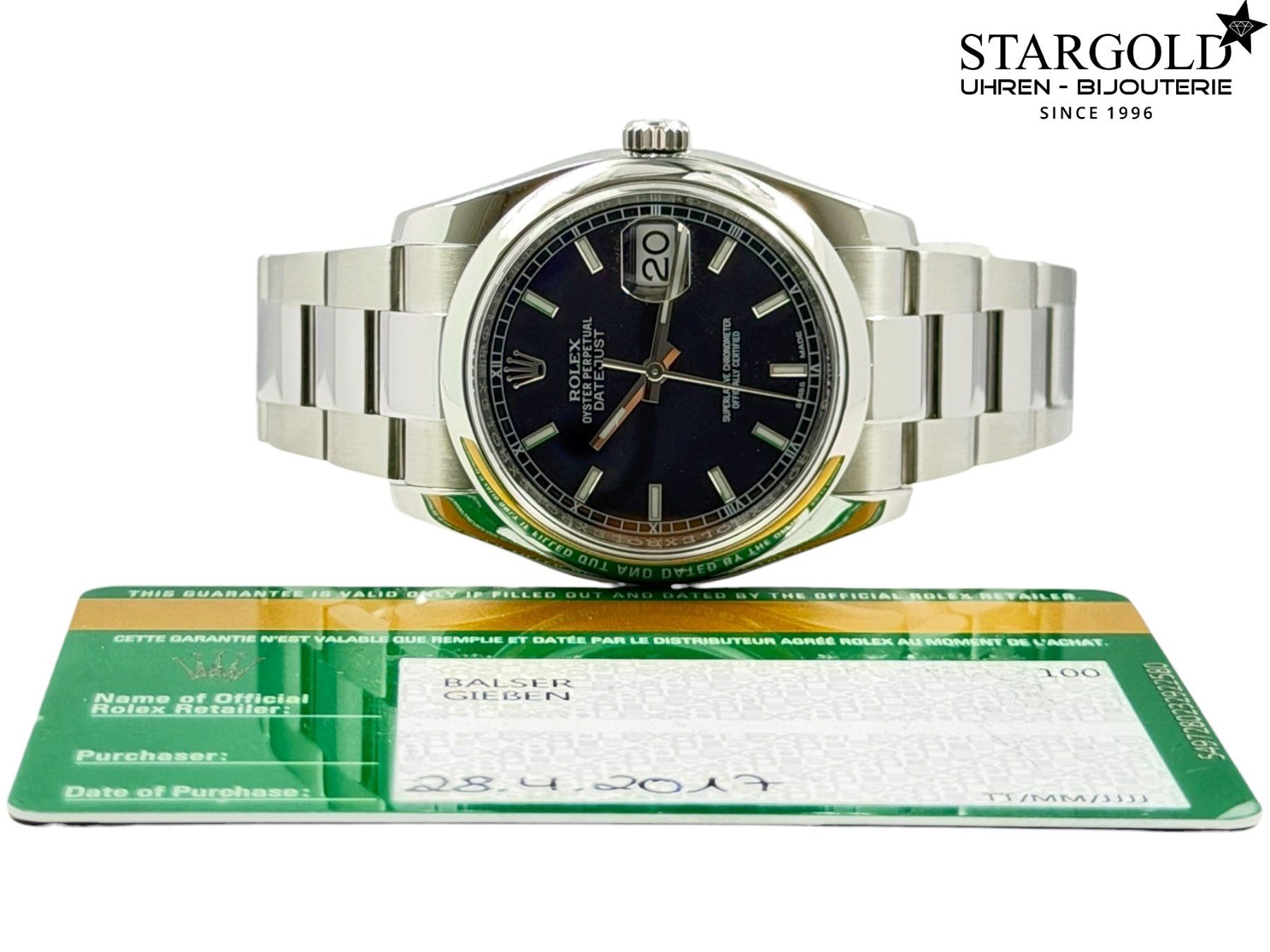Rolex Uhren: Rolex Datejust 36 - 116200 – Gebraucht aus Zürich von Stargold-Uhren 9