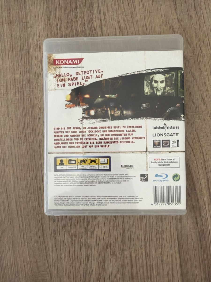 Spiele: Saw Ps3 – Gebraucht aus Hagendorn von masterchieff 1