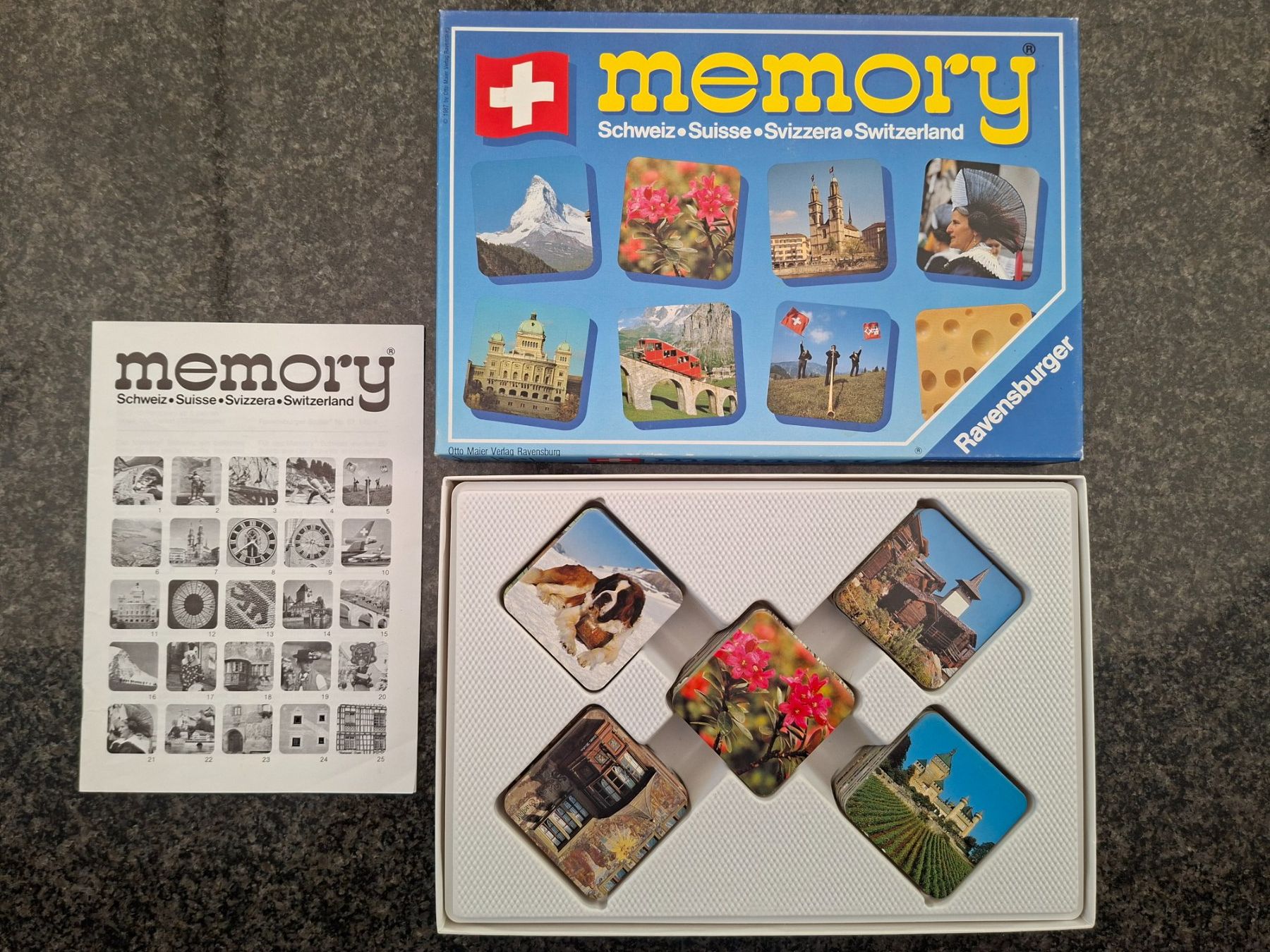 Ravensburger Jeux: Ravensburger; Memory Schweiz / 98-teilig – D'occasion à Boniswil par Totomat-Lady2 1