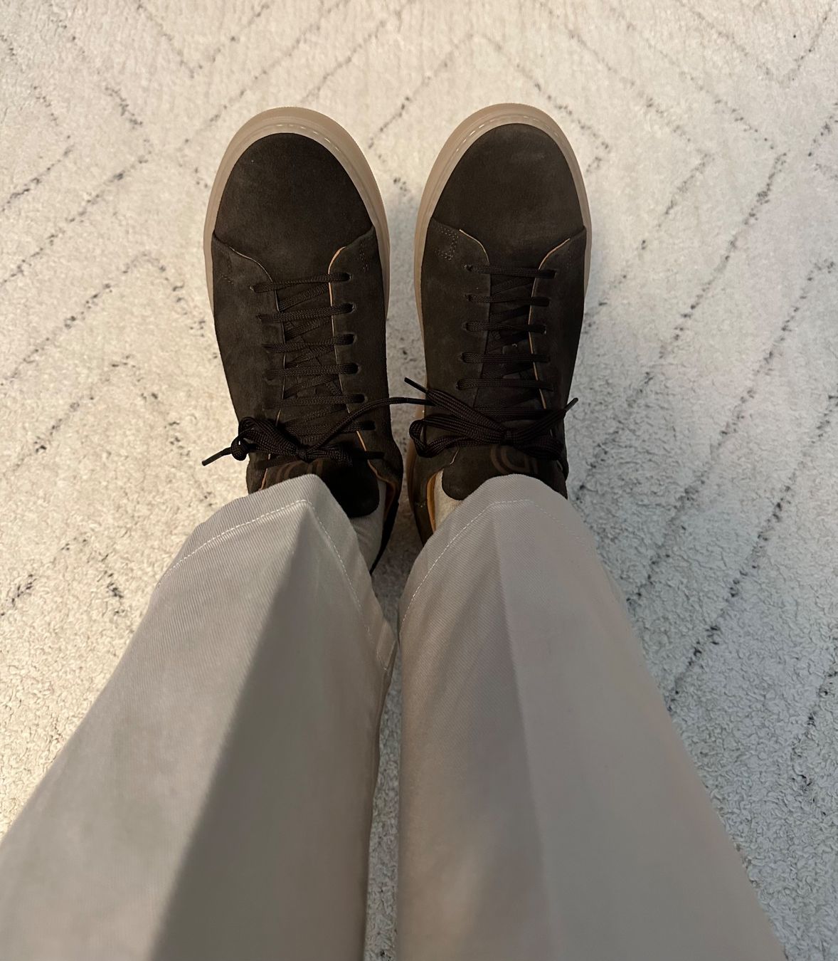 Scarpe da uomo: Essential Braun Mokka –  Leder-Sneaker – Nuovo e nell'imballaggio originale da Wittenbach venduto da bes_k8vr 6