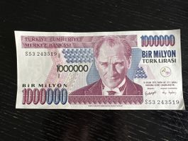 1 Miillion Turkish Lira